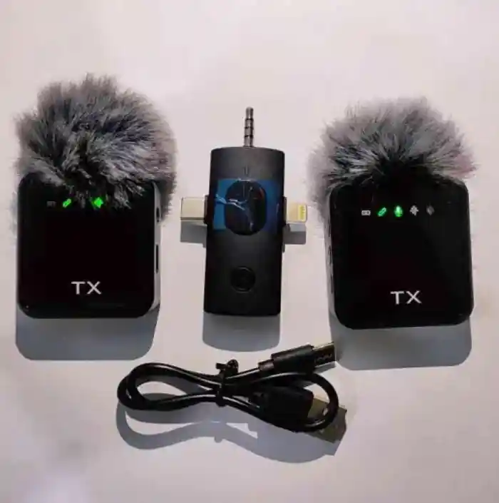 F11-2 Wireless Microphone For IPhone Android and Camera